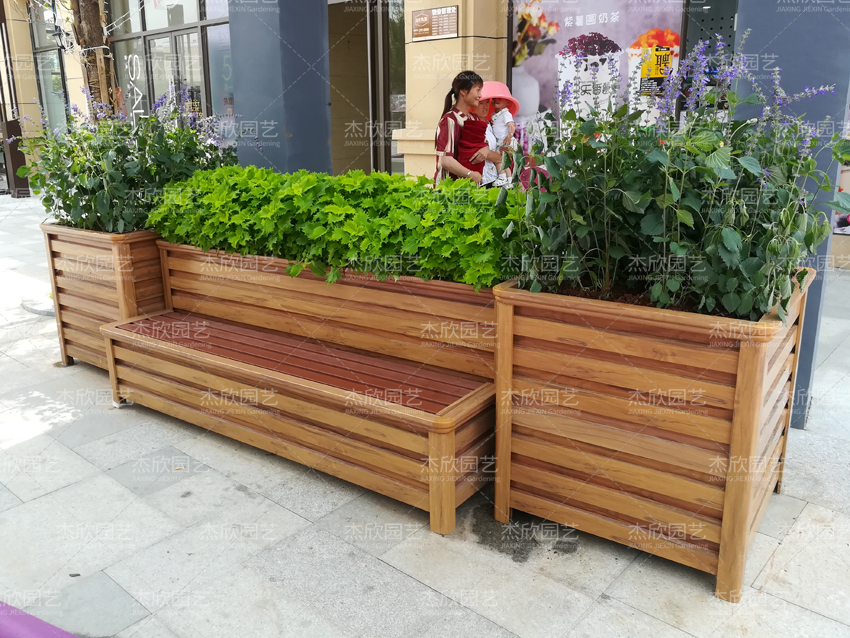 這款花箱座椅是商場(chǎng)的必備之選！