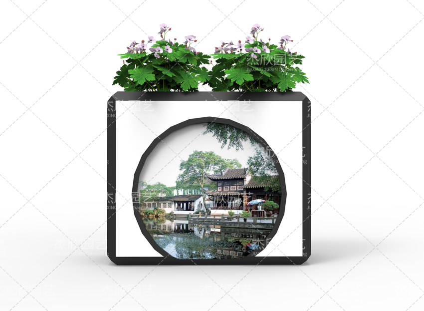 古鎮(zhèn)花箱布置，怎么做？