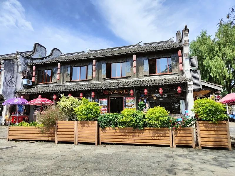 千年水鄉(xiāng)古鎮(zhèn)楓涇花箱案例